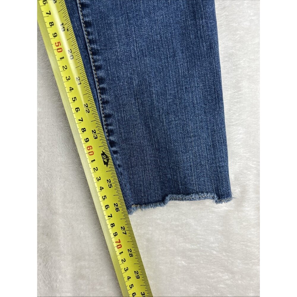 Torrid Womens Boyfriend Med Wash Denim Distressed Jeans Sz 10 Blue - Picture 7 of 12